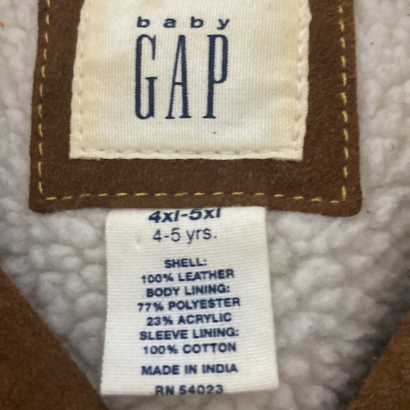 Vintage Gap Kids Leather Coat - Picture 6 of 10